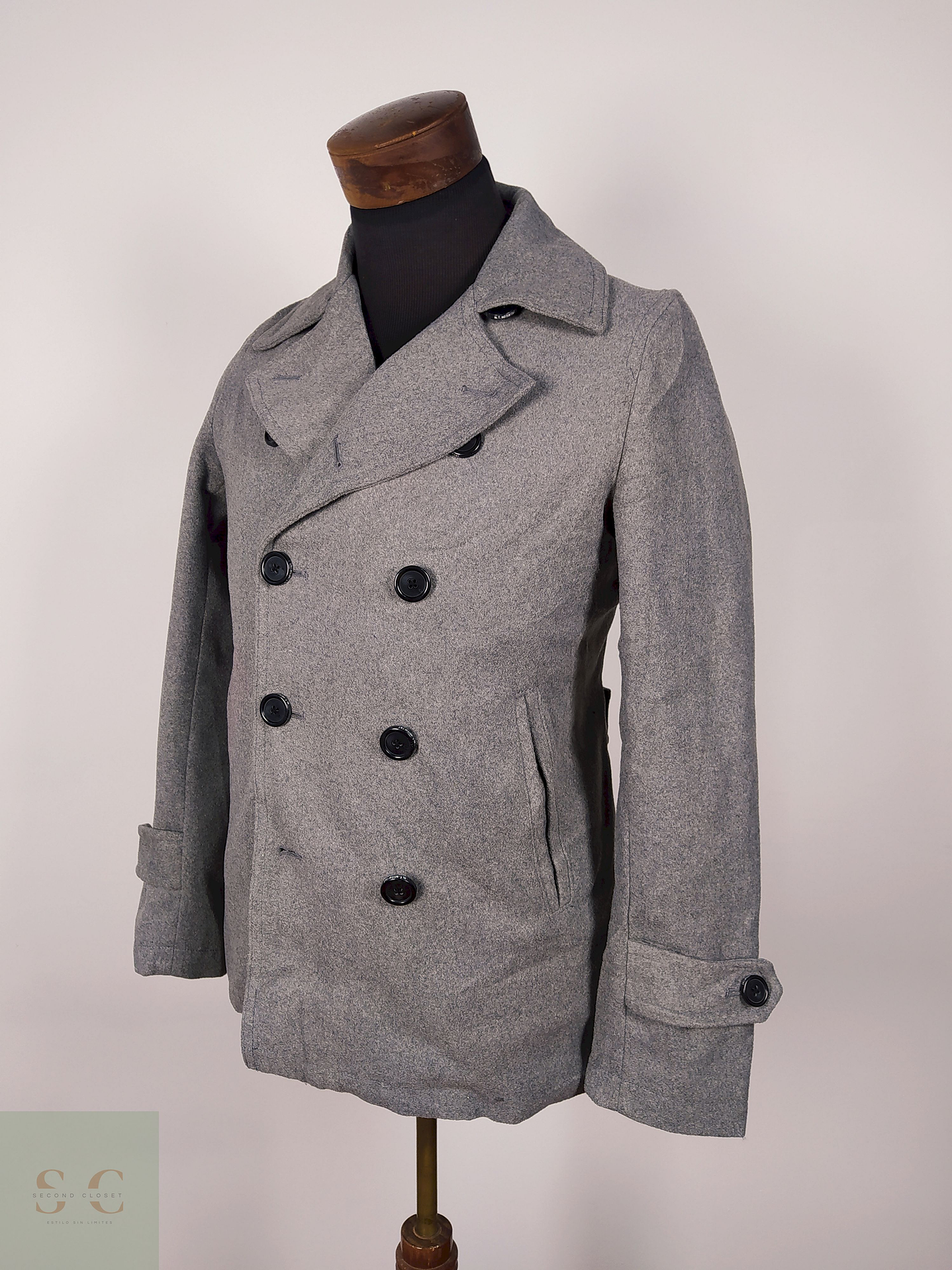 Abrigo Marinero hombre GRIS Talla XS MF  - AP112 1