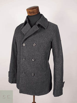 Abrigo Marinero hombre PLOMO Talla XS GU  - AP118