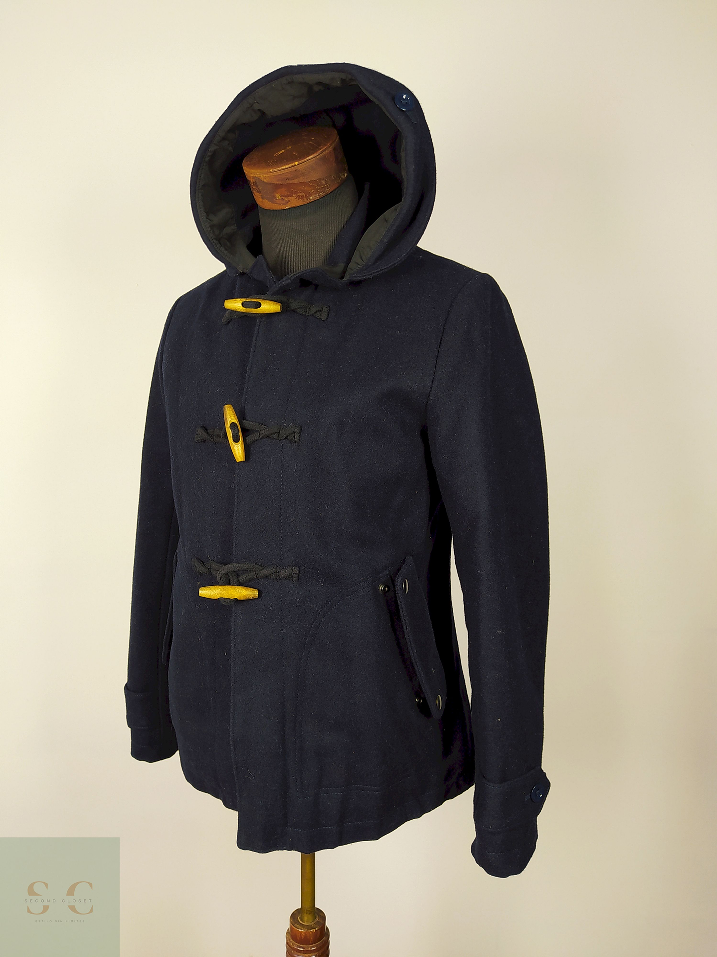 Abrigo Montgomery lana premium hombre Azul Talla SM Ciao Panic - AP208 2