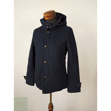 Abrigo lana hombre Azul Talla XS Heel-Strip - AP159