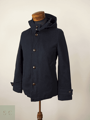 Abrigo lana hombre Azul Talla XS Heel-Strip - AP159