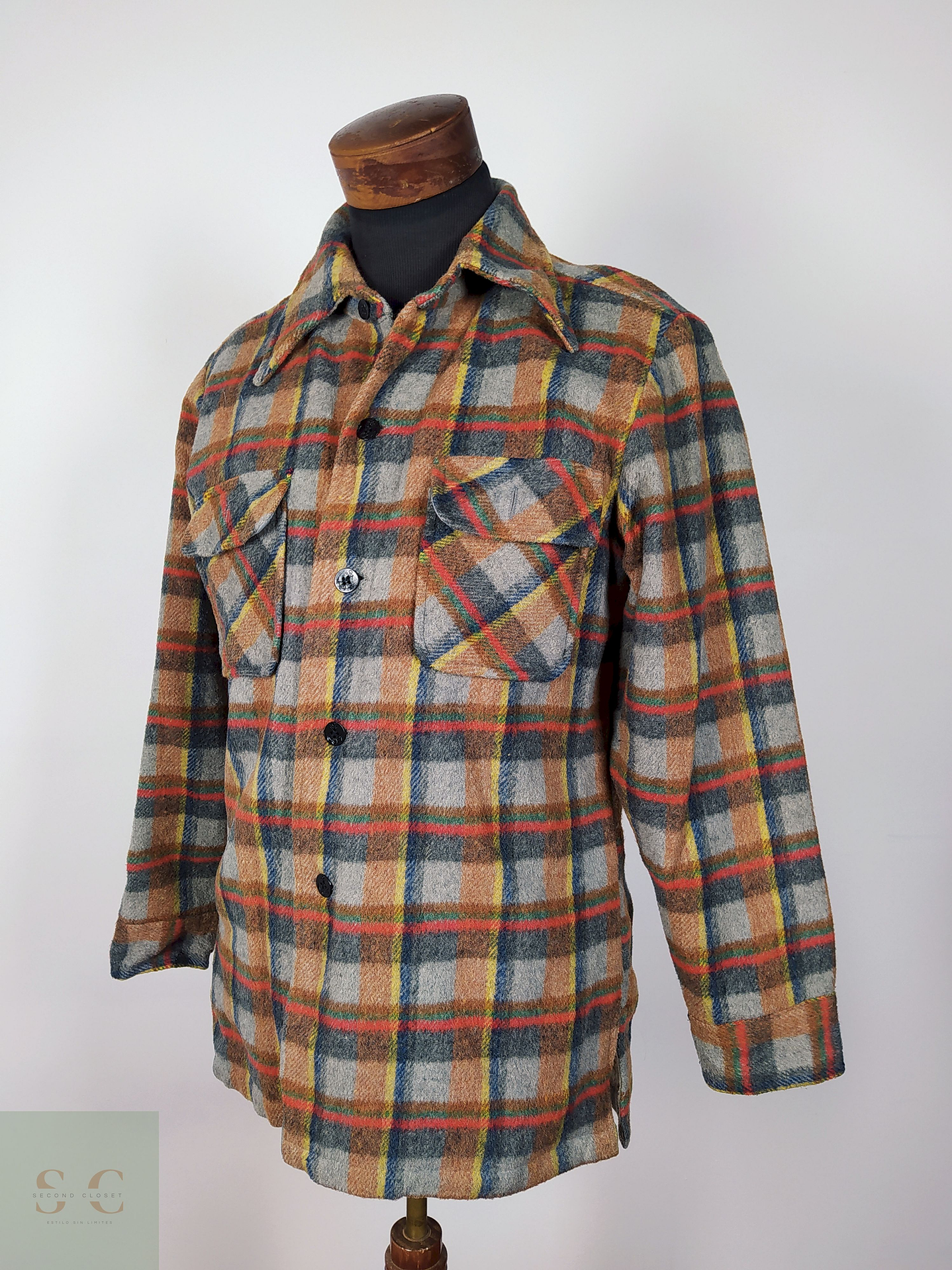 Chaqueta lana hombre escocés Talla M Pacific Trail - AP160 2