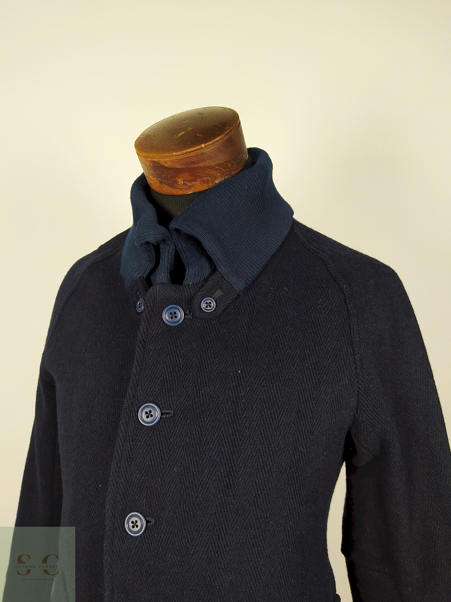 Abrigo Lana hombre premium AZUL  Talla XS CIAO PANIC - AP114 2