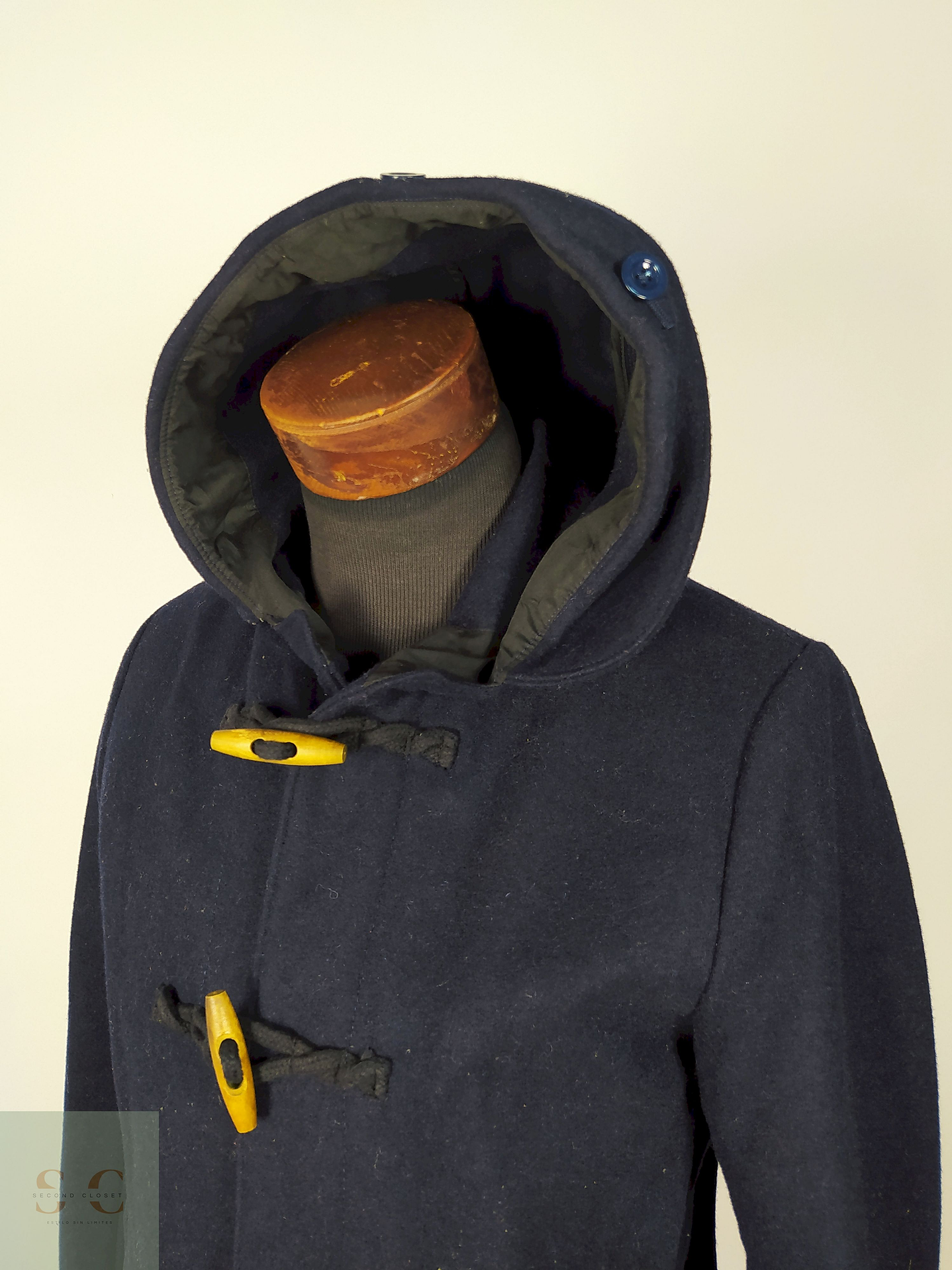 Abrigo Montgomery lana premium hombre Azul Talla SM Ciao Panic - AP208 3