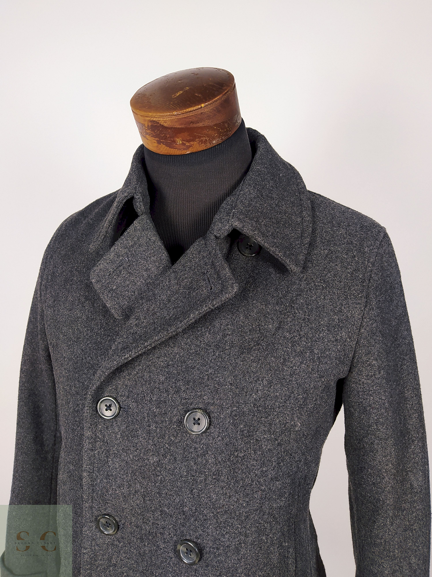 Abrigo Marinero hombre PLOMO Talla XS GU  - AP118 2