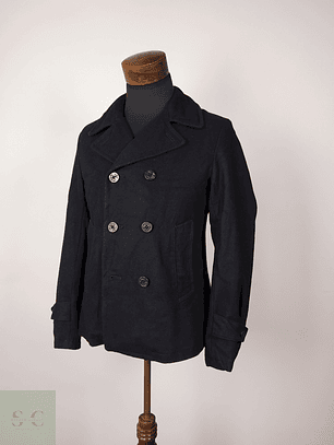 Abrigo Marinero hombre lana Negro Talla S RAGEBLUE - AP230