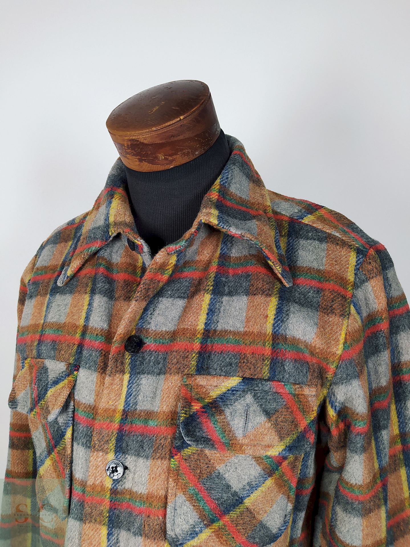 Chaqueta lana hombre escocés Talla M Pacific Trail - AP160 3