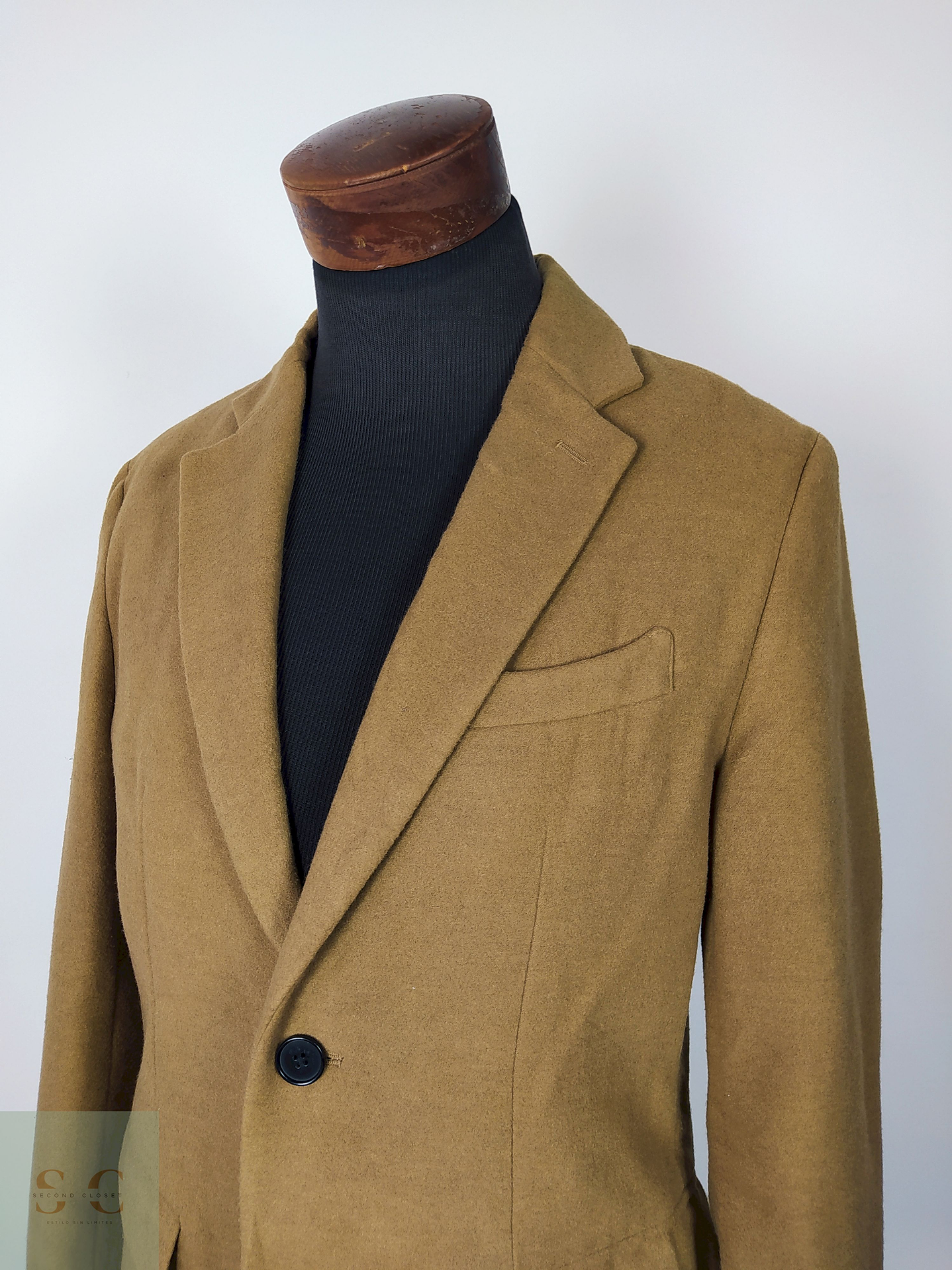 Abrigo lana hombre Camel Talla SM Union Station - AP217 2