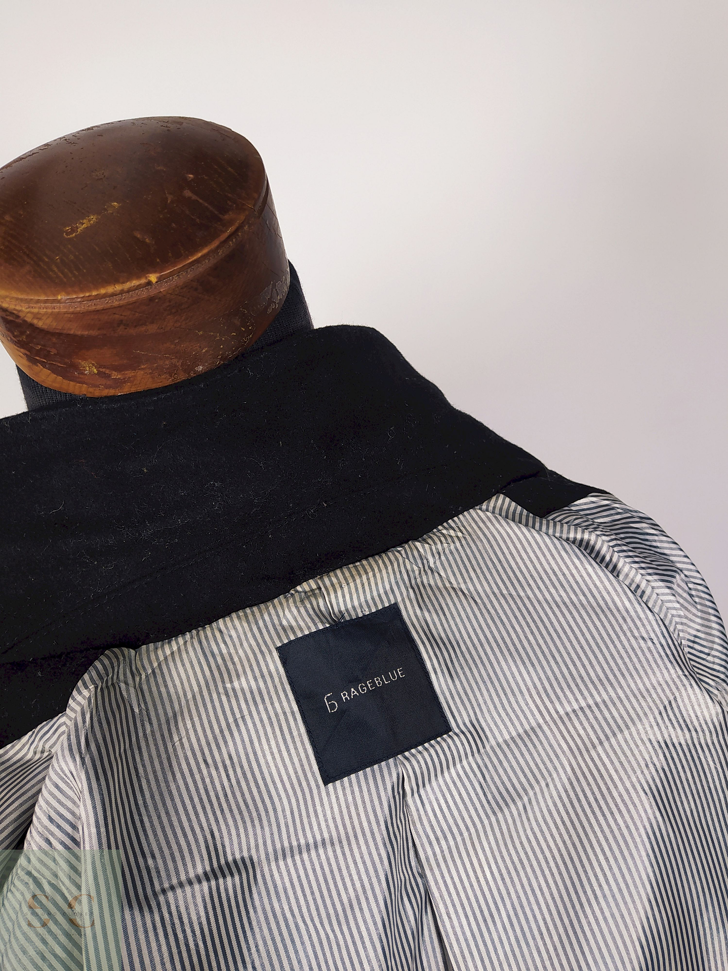 Abrigo Marinero lana hombre premium Negro Talla SM Rageblue - AP205 4