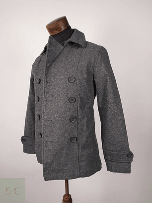 Abrigo Marinero lana hombre PLOMO Talla XS MKTF SUPPLY - AP136