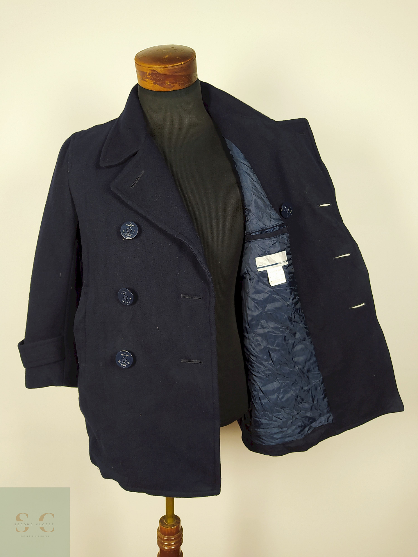 Abrigo Marinero lana premium AZUL Talla SM CAMPU LIFE - AP103 3