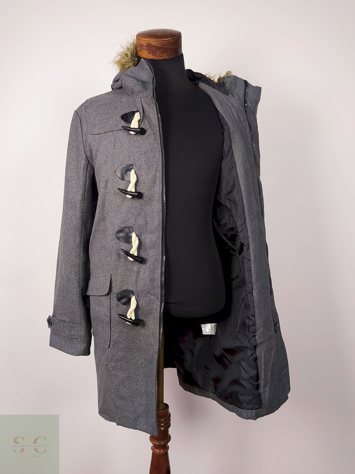 Abrigo Montgomery Plomo hombre Talla ML AVAILE - AP221 3