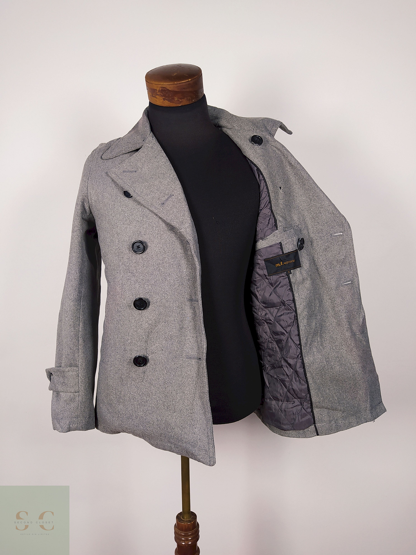 Abrigo Marinero hombre GRIS Talla XS MF  - AP112 3