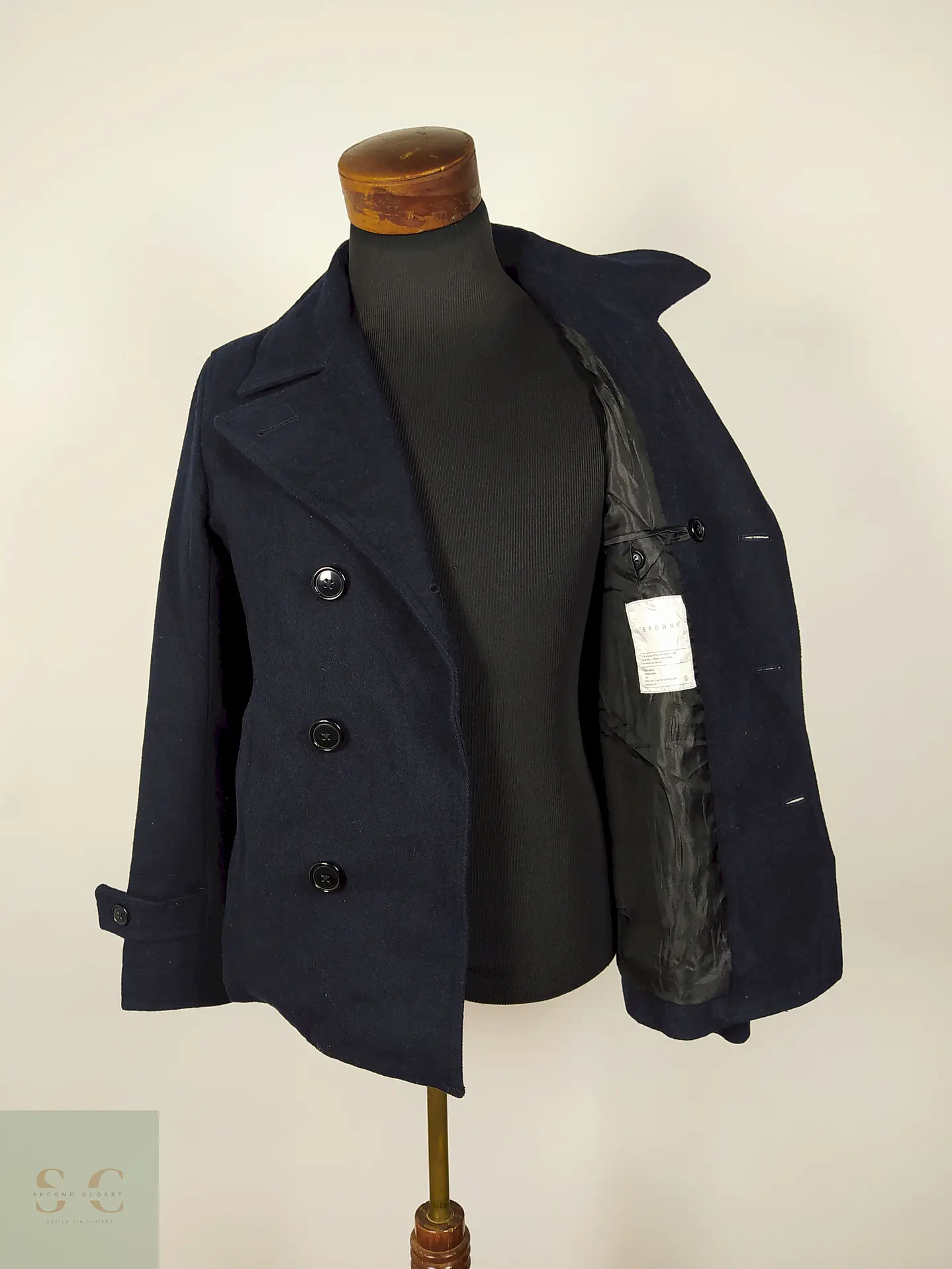 Abrigo Marinero hombre AZUL Talla S BROWNY  - AP109 3