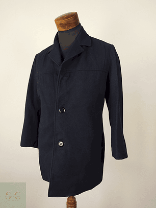 Abrigo lana hombre Azul oscuro Talla S School Harmony 