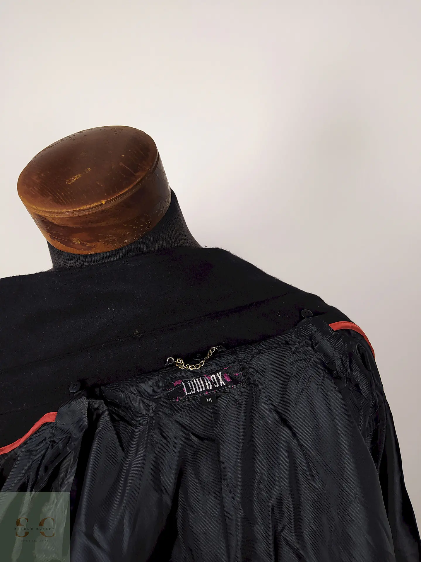 Abrigo Marinero lana premium hombre Negro Talla S Low Box - AP226 4