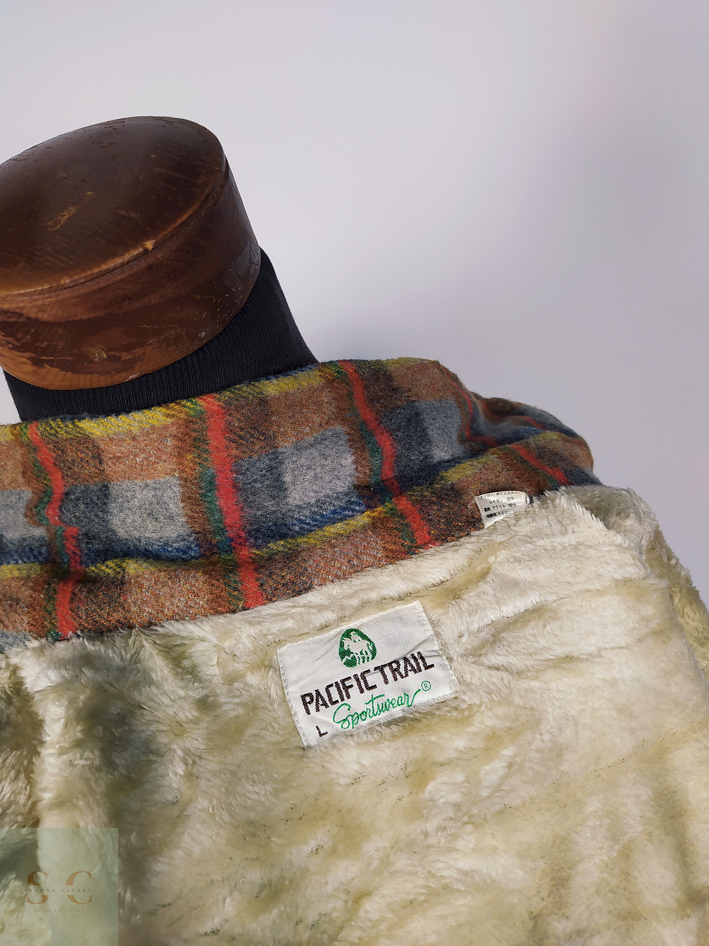 Chaqueta lana hombre escocés Talla M Pacific Trail - AP160 4