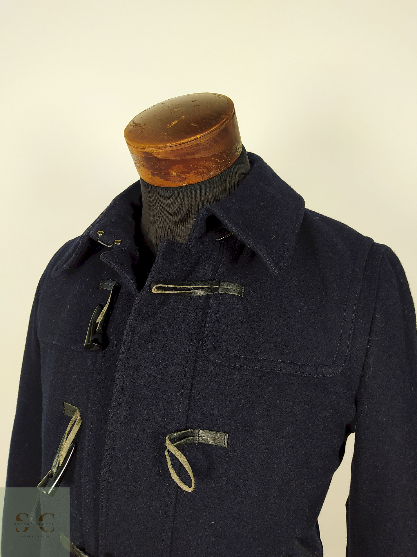 Abrigo lana montgomery AZUL  Talla XS/S MENS MELROSE - AP119 2