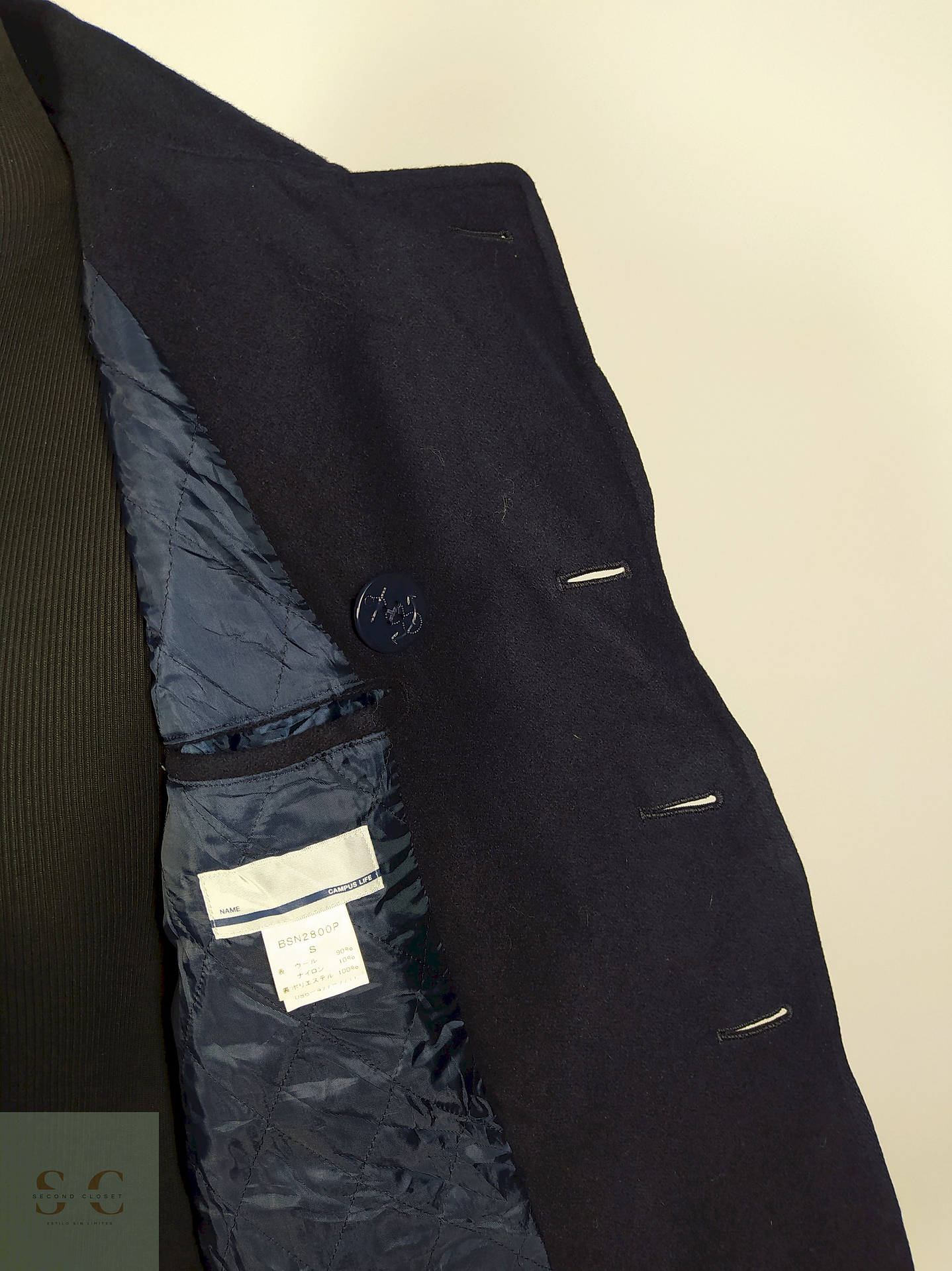 Abrigo Marinero lana premium AZUL Talla SM CAMPU LIFE - AP103 4