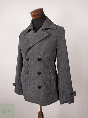 Abrigo Marinero lana hombre Plomo Talla SM Sugestion - AP149