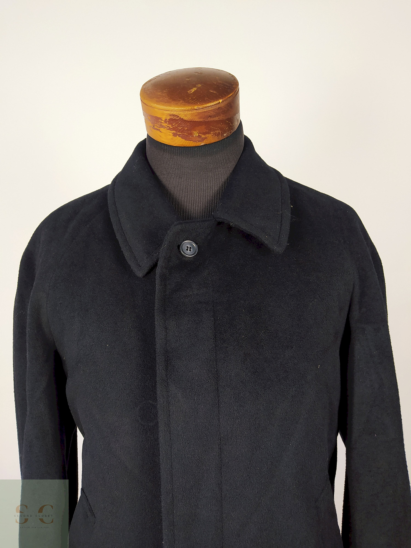 Abrigo lana elegante hombre premium NEGRO Talla ML G STAGE - AP129 4