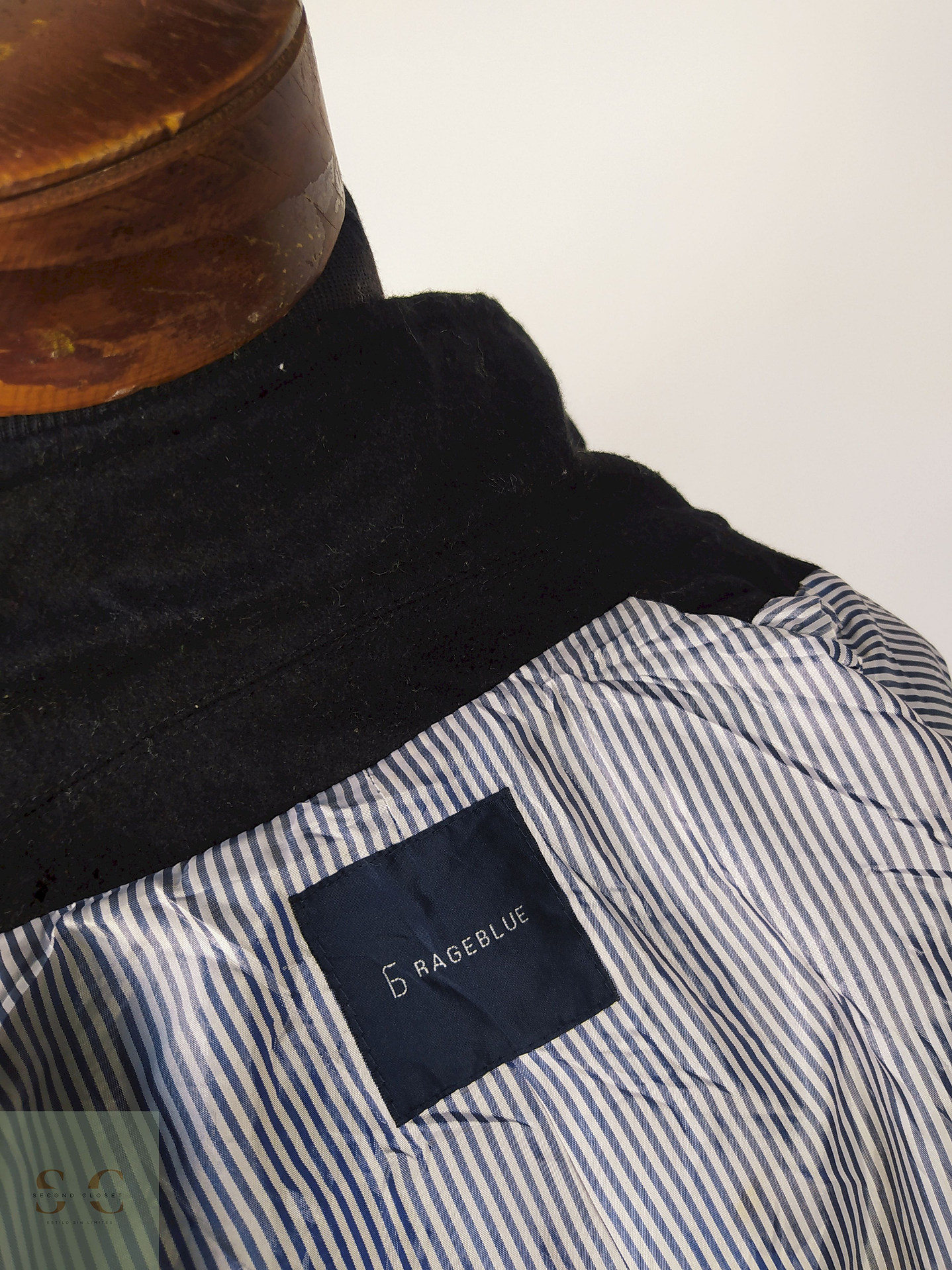 Abrigo Marinero lana hombre Negro Talla S Rageblue - AP153 4