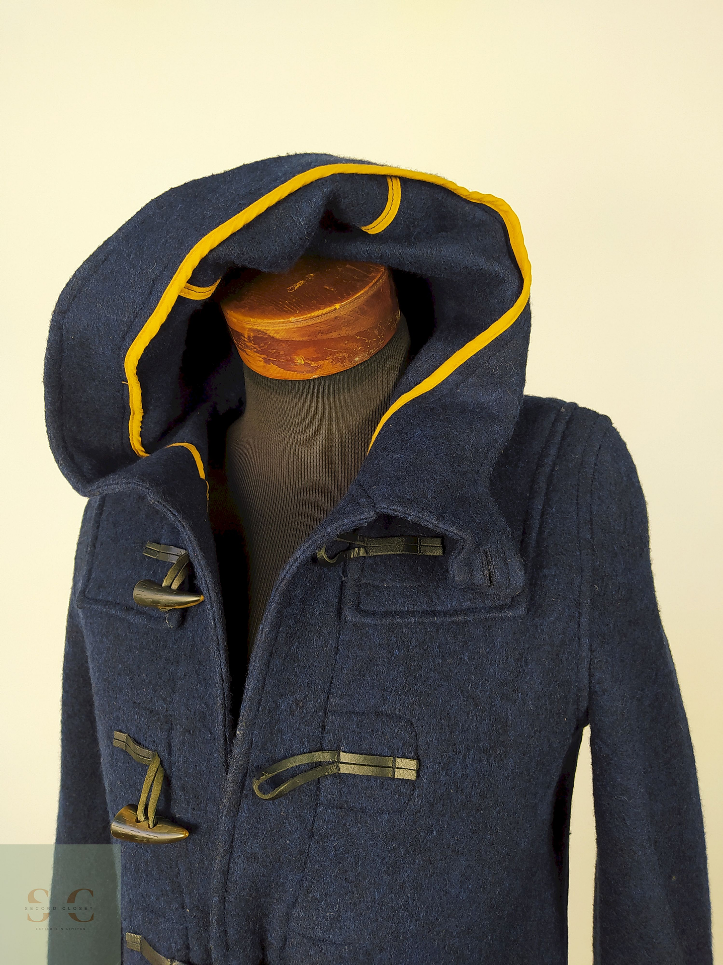 Abrigo Montgomery lana Azul Talla M - AP142 3