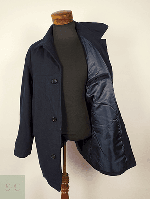 Abrigo lana hombre chaqueton AZUL  Talla L/XL LONDON FOG - AP125