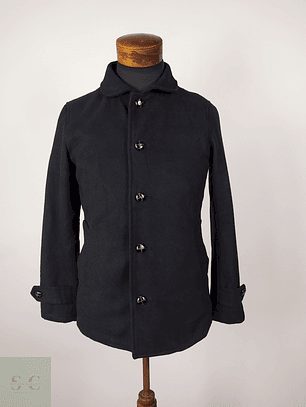 Abrigo lana hombre chaqueton  Talla S Roshell - AP143