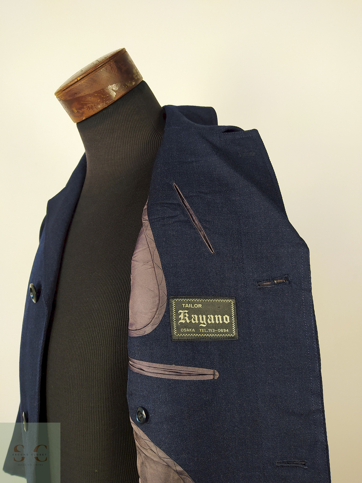 Abrigo lana hombre elegante AZUL  Talla M TAYLOR RAYANO - AP141 4