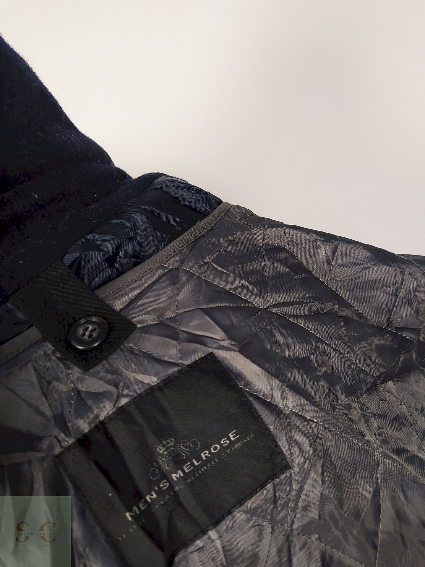 Abrigo lana montgomery AZUL  Talla XS/S MENS MELROSE - AP119 4