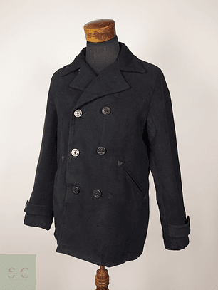 Abrigo Marinero hombre Negro Talla SM - AP169
