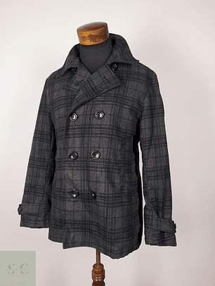 Abrigo Marinero Plomo Talla ML  GU - AP176