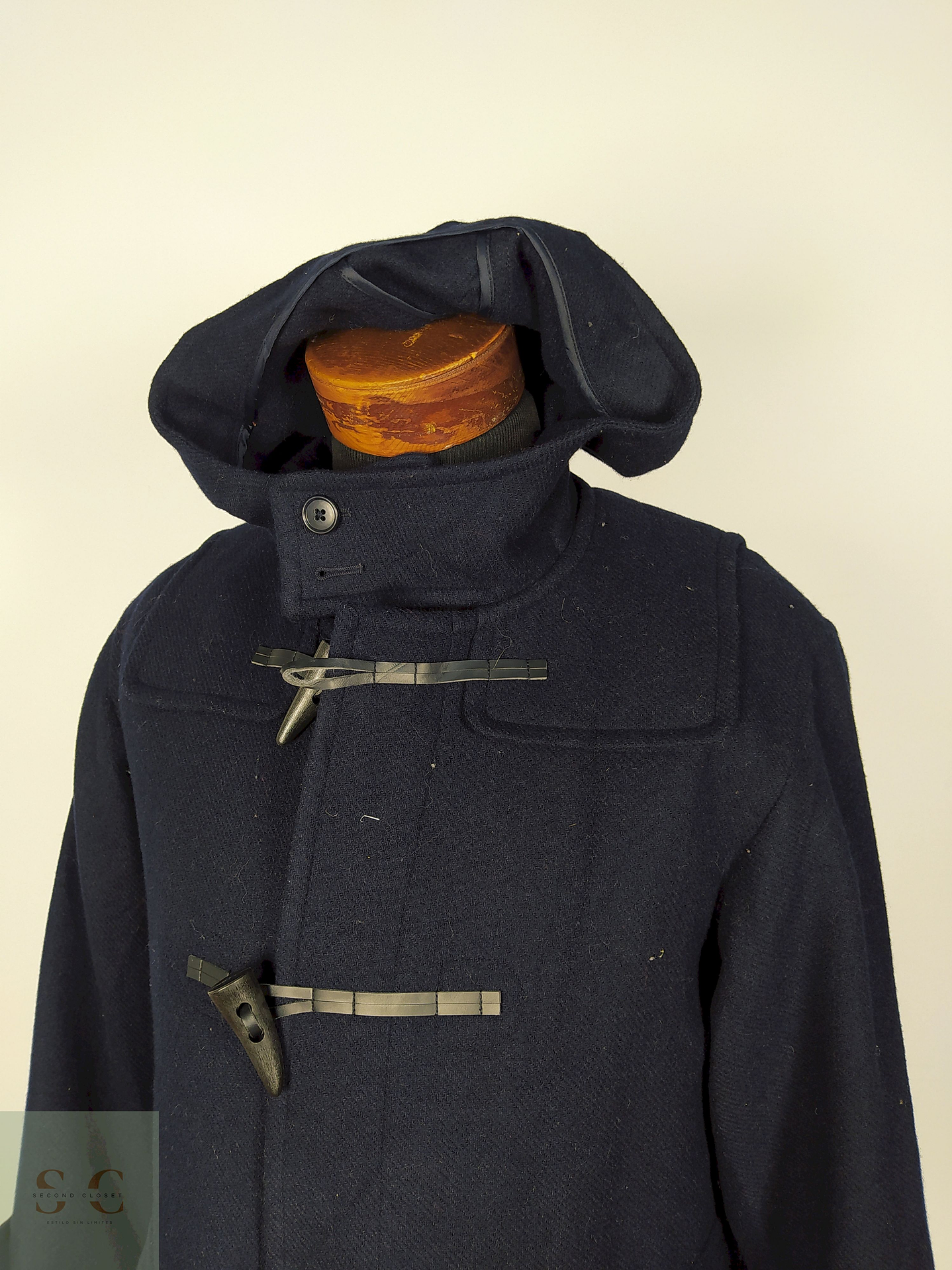 Abrigo Montgomery lana hombre Azul Talla ML - AP174 2