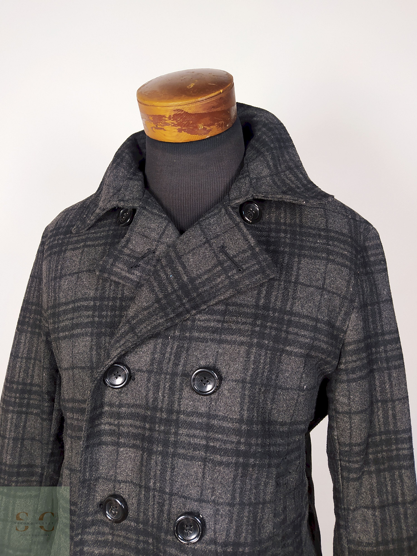 Abrigo Marinero Plomo Talla ML  GU - AP176 2