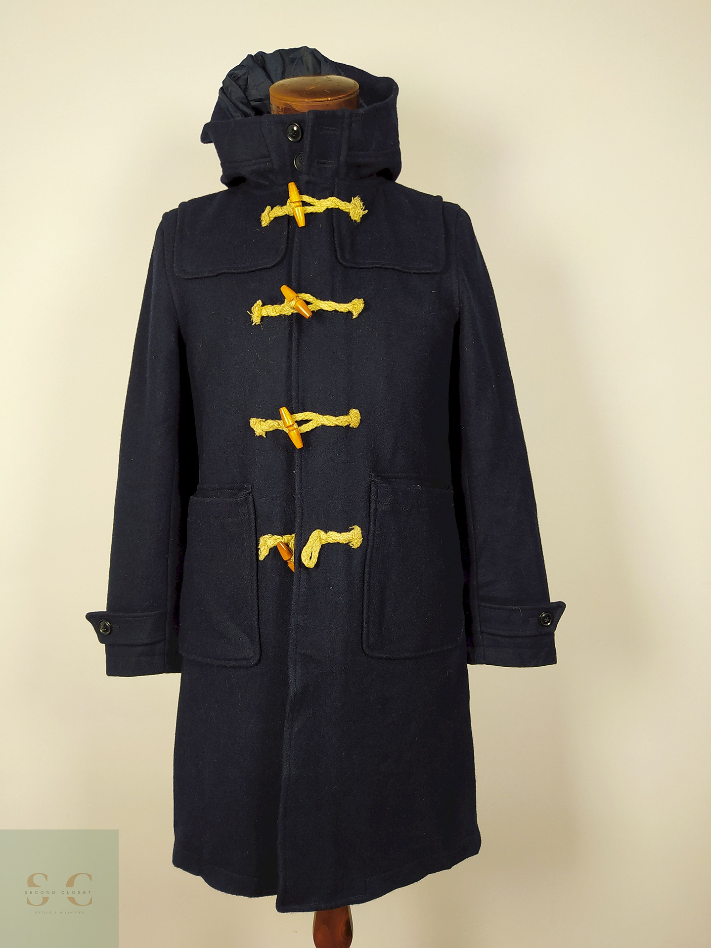 Abrigo Montgomery lana hombre Azul Talla SM Ciao Panic - AP183 1