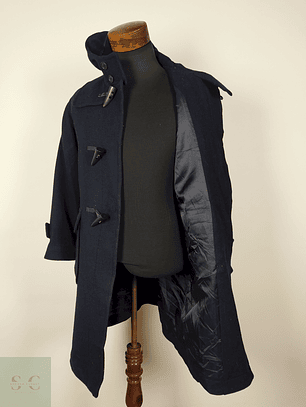 Abrigo Montgomery lana hombre Azul Talla ML - AP174