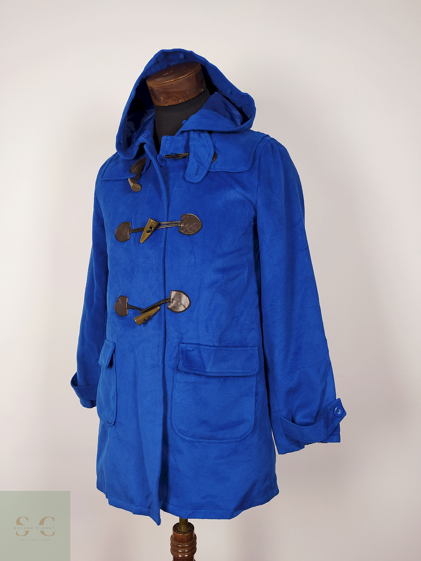 Abrigo Montgomery Azul Talla M - AP184 1