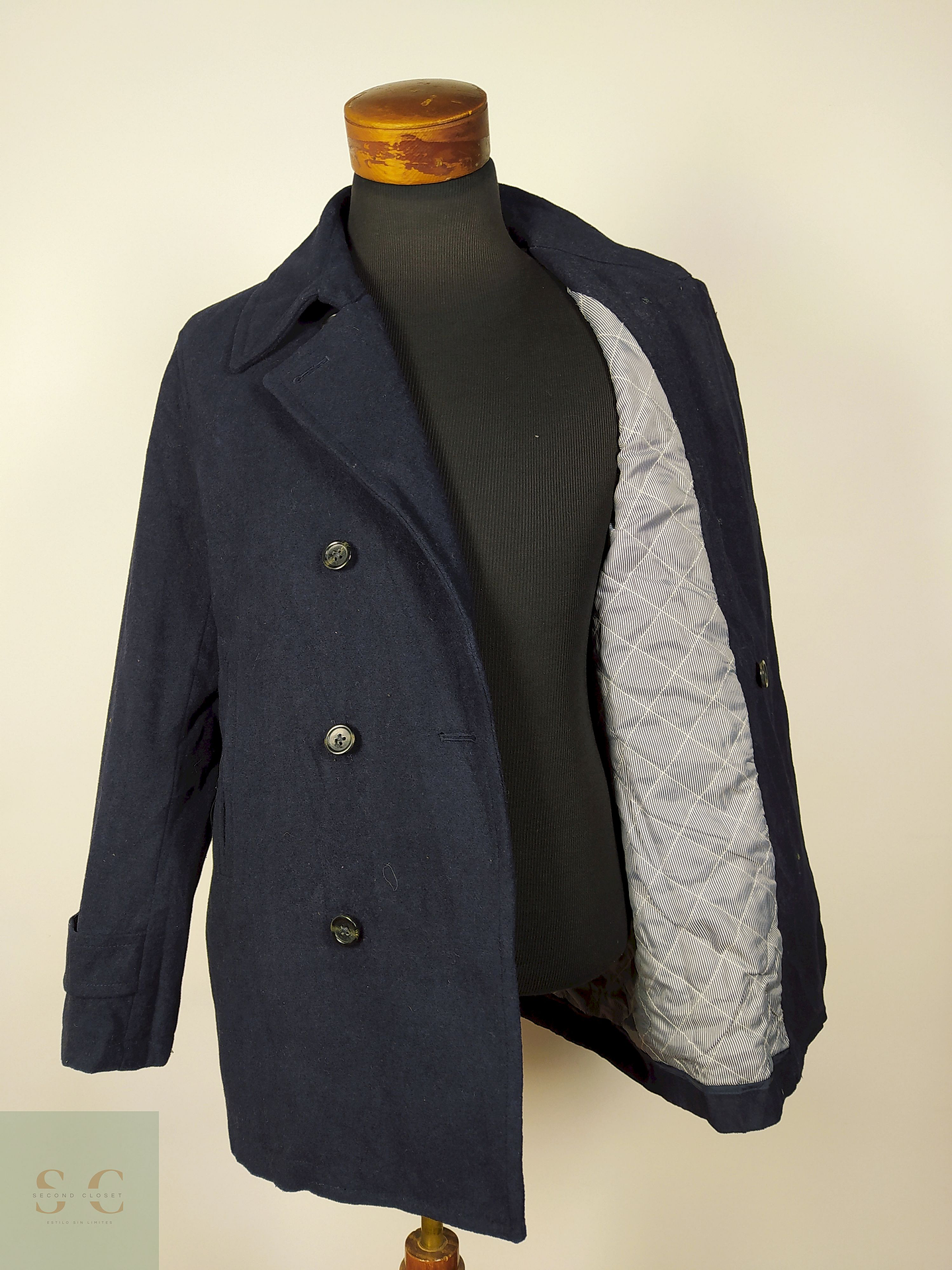 Abrigo Marinero hombre Azul Talla SM GU - AP171 3