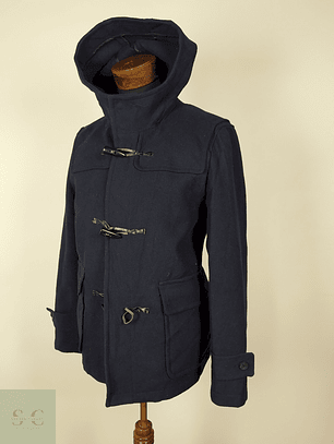 Abrigo Montgomery lana hombre Azul Oscuro Talla M GU - AP185