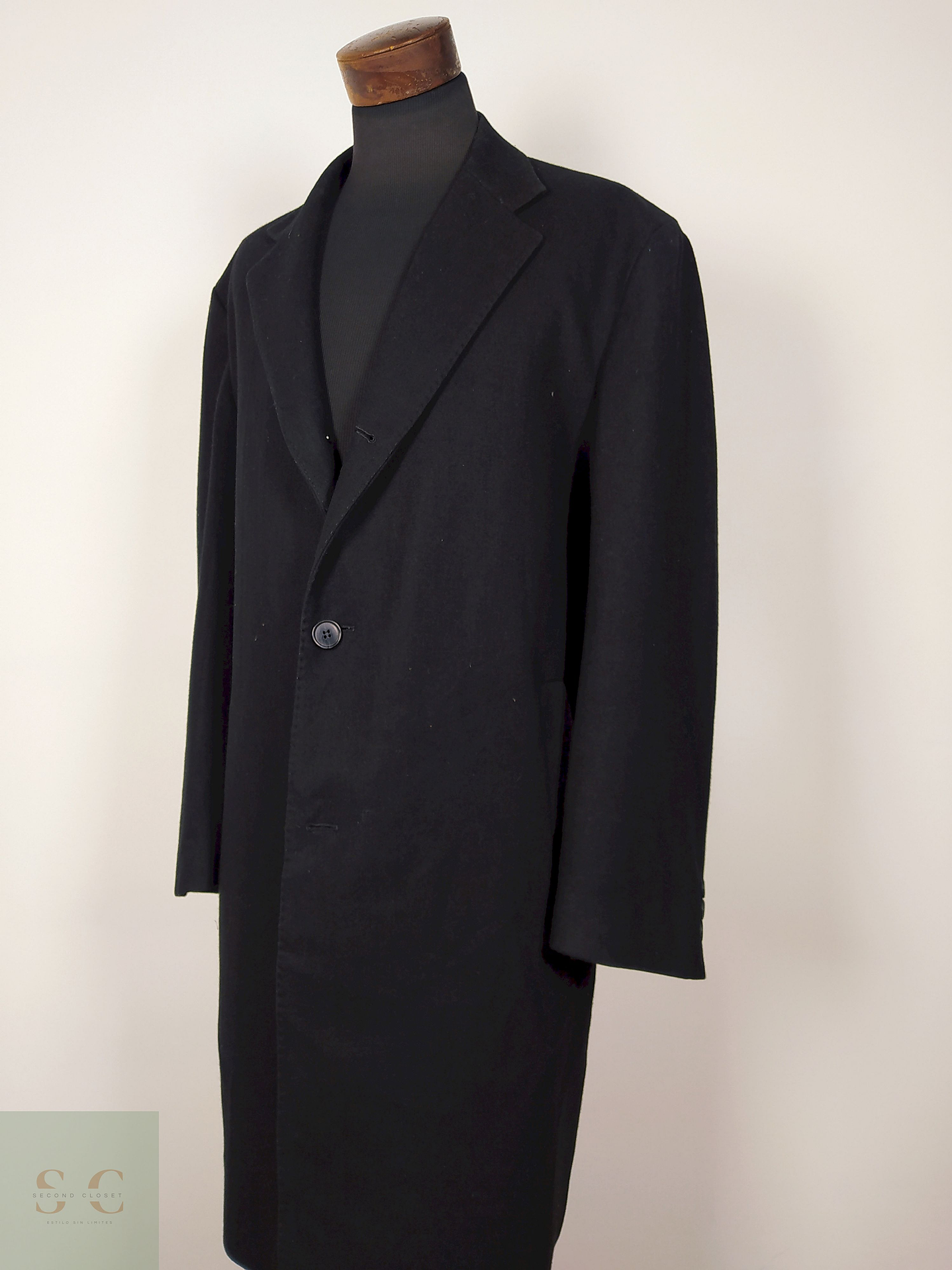 Abrigo largo lana hombre Negro Talla XXL STEVE-KETELL - AP187 1