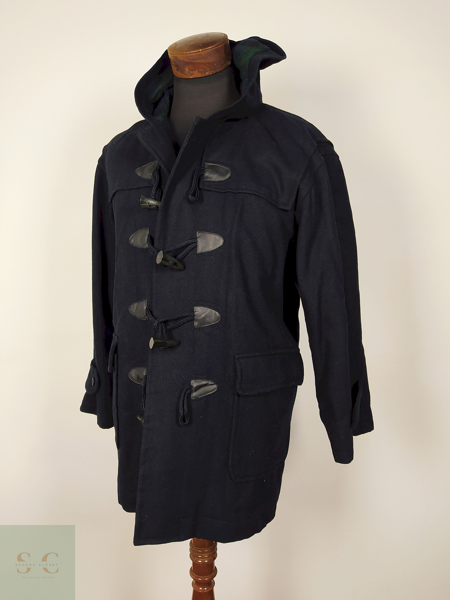 Abrigo Montgomery lana hombre Azul Talla LXL NOS - AP189 1