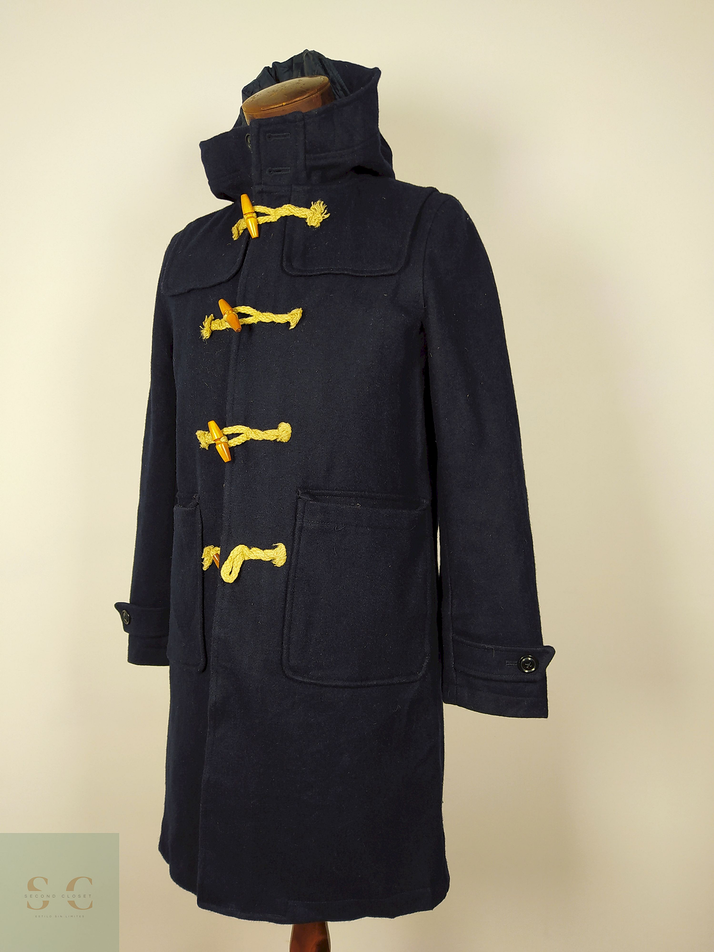 Abrigo Montgomery lana hombre Azul Talla SM Ciao Panic - AP183 2