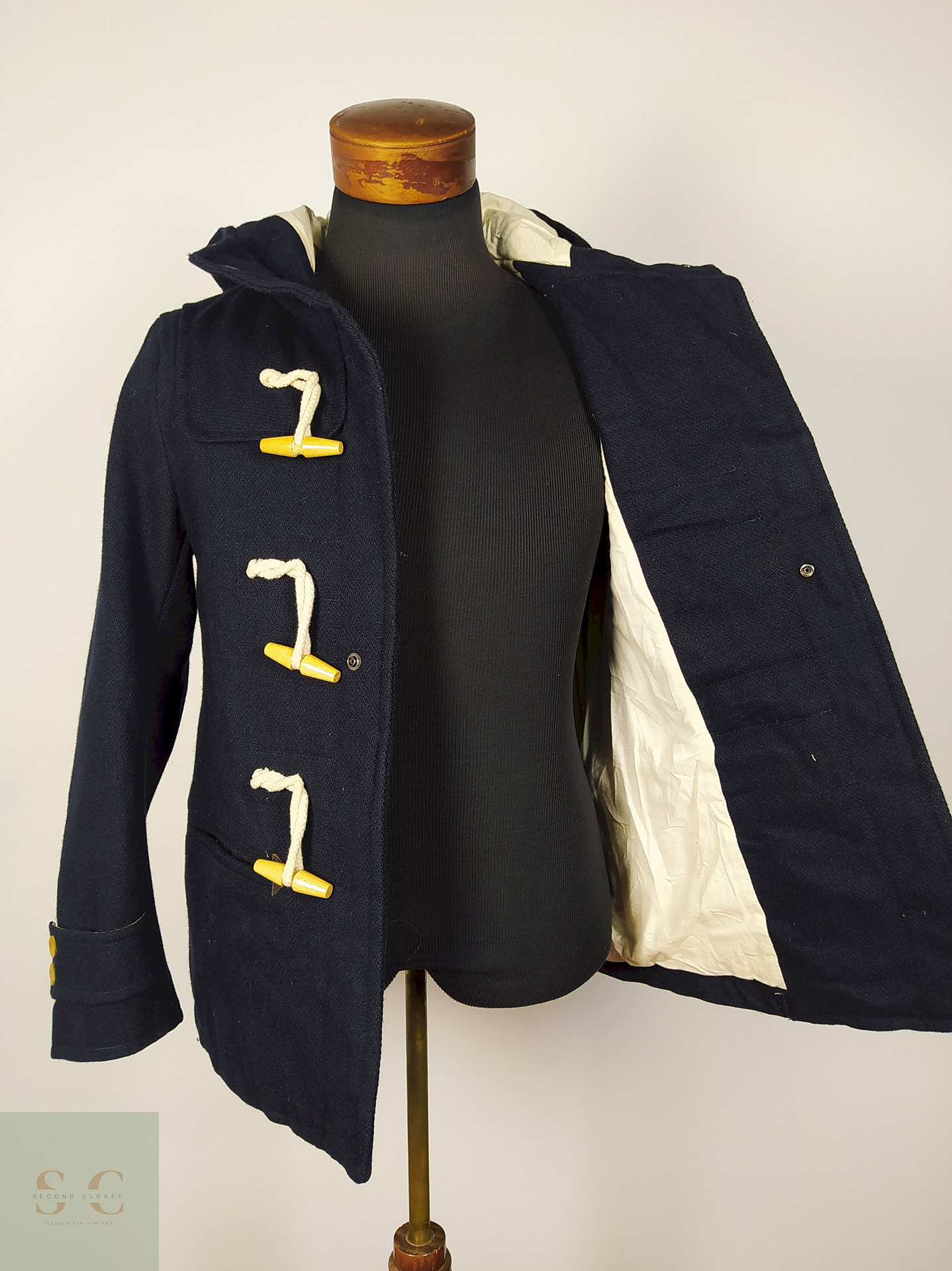 Abrigo Montgomery lana premium Azul Talla XS-S TK-Japan - AP179 3