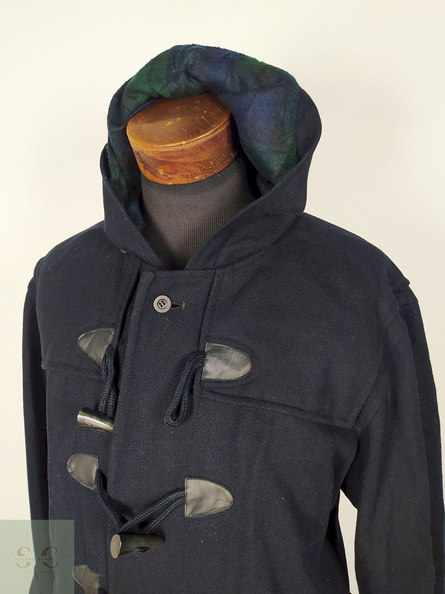 Abrigo Montgomery lana hombre Azul Talla LXL NOS - AP189 2