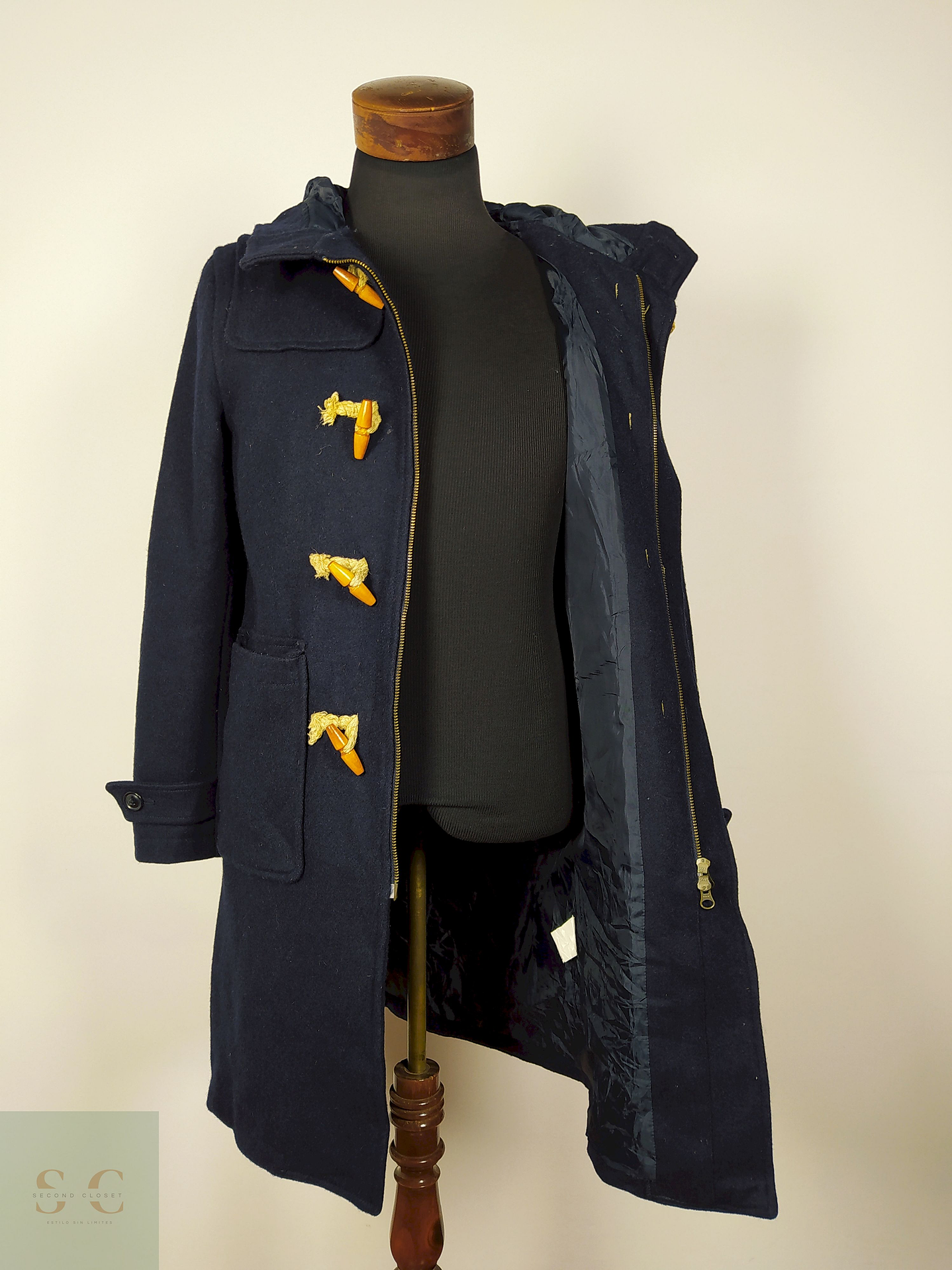 Abrigo Montgomery lana hombre Azul Talla SM Ciao Panic - AP183 4