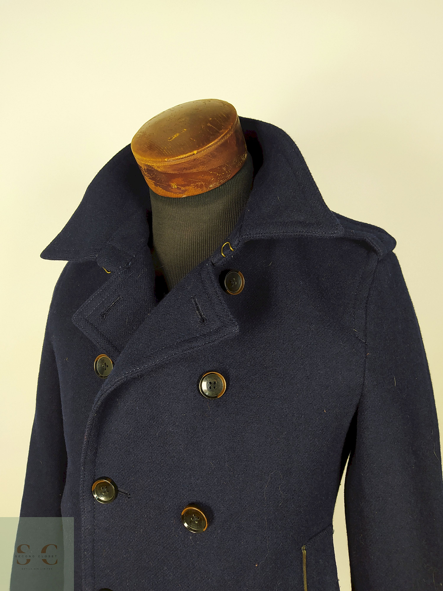 Abrigo Marinero lana Azul Talla XS Abahouse - AP196 2