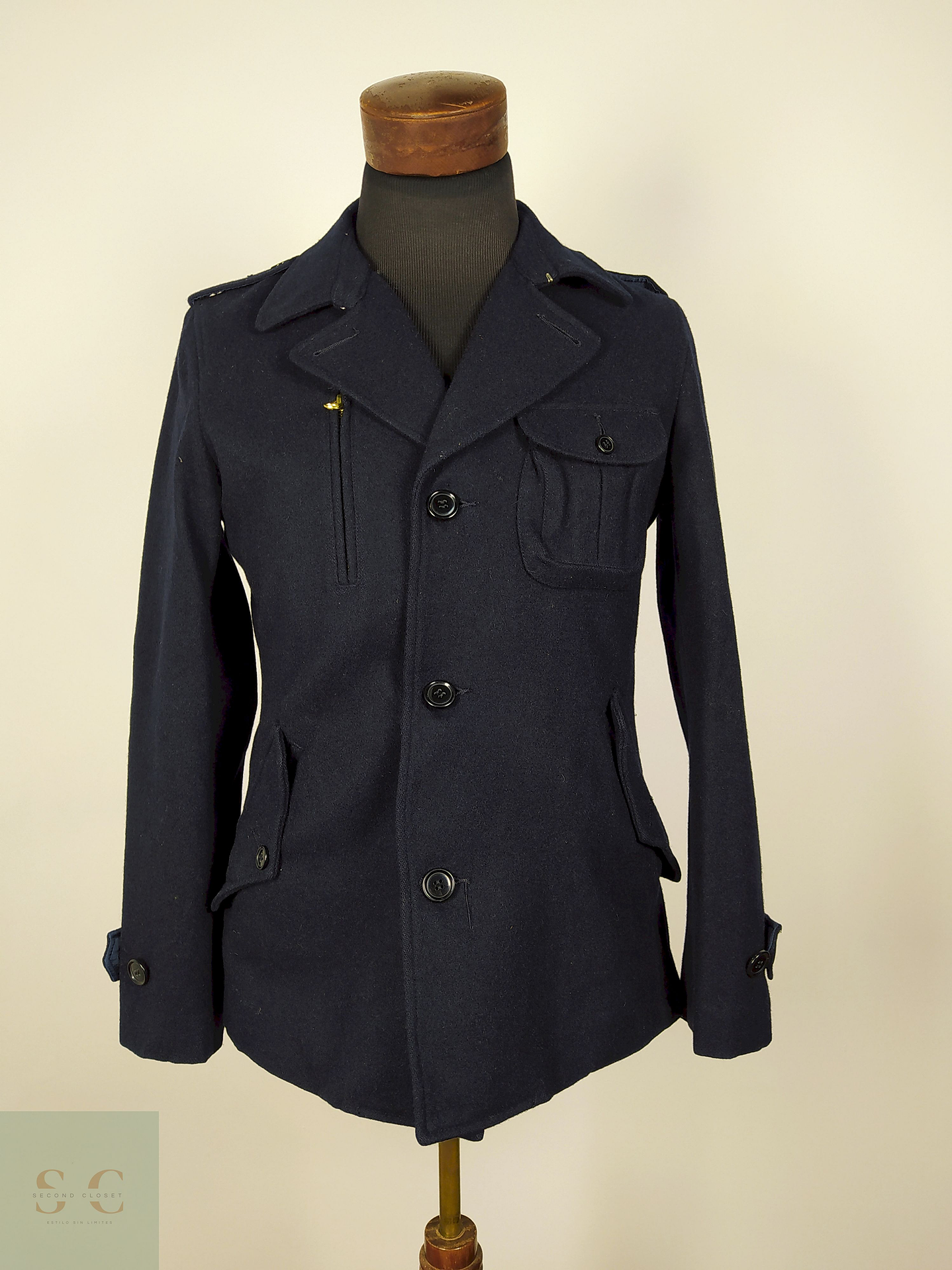 Chaqueta pura lana premium hombre AZUL TALLA XS SIMPLICITY - AP289 1