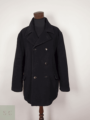 Abrigo Marinero lana Negro Talla XXL F&F - AP238