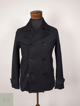 Abrigo Marinero lana Negro hombre TALLA XS Nylaus - AP343